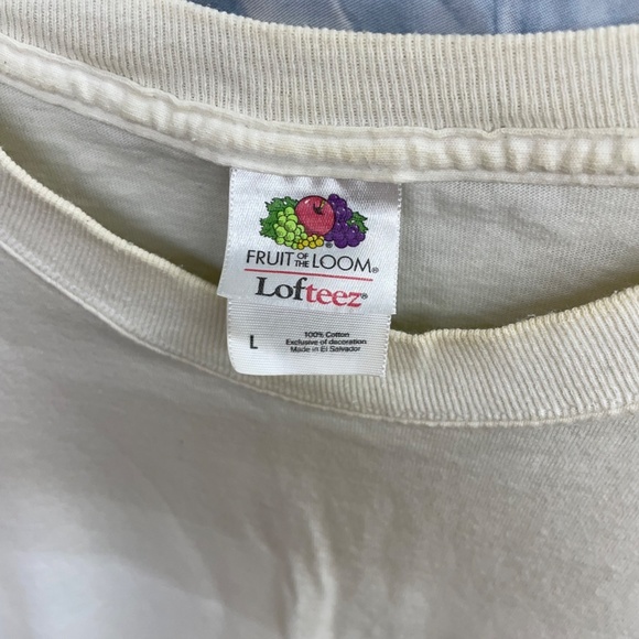 VTG 2010 I Survived Hurricane Earl Mens Tee Size L White OBX - Picture 3 of 7